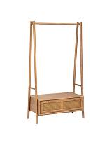 Ντουλάπα ξύλινη ανοιχτή με συρτάρι 90 x 45 x  162