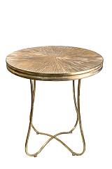 ΜΕΤΑΛΛΙΚΟ ΤΡΑΠΕΖΙ ΧΡΥΣΟ ΒΟΗΘΗΤΙΚΟ 60Χ60Χ65,5