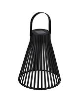 Φανάρι ηλιακό μαύρο Φ20Η24cm