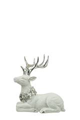 ΧΡΙΣΤΟΥΓΕΝΝΙΑΤΙΚΟΣ ΠΟΛΥΕΣΤΕΡΙΚΟΣ ΤΑΡΑΝΔΟΣ ΚΑΘΙΣΤΟΣ ΛΕΥΚΟΣ  ΑΣΗΜΙ 15Χ10Χ16ΕΚ