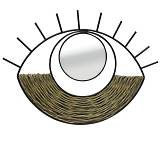 MATI ΚΑΘΡΕΠΤΗΣ ΤΟΙΧΟΥ ΦΥΣΙΚΟ ΜΑΥΡΟ 59x2x44