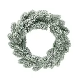 ΧΡΙΣΤΟΥΓΕΝΝΙΑΤΙΚΟ ΣΤΕΦΑΝΙ ΕΛΑΤΟ ΧΙΟΝΙΣΜΕΝΟ - Φ35x8cm 4/24ΚΙΒ