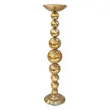 ΜΕΤΑΛΛΙΚO ΧΡΥΣΟ ΜΟΝΟ ΜΟΝΤΕΡΝΟ ΜΠΑΛΕΣ ΜΕ ΓΥΑΛΙ ΜΕΓΑΛΟ - Φ16x63cm 12/ΚΙΒ