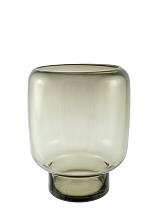 ΧΕΙΡΟΠΟΙΗΤΟ ΒΑΖΟ ΑΠΟ ΦΥΣΙΤΟ ΓΥΑΛΙ ΓΚΡΙ 23Χ23Χ30ΕΚ