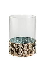 ΜΕΤΑΛΛΙΚΗ ΒΑΣΗ ΓΙΑ ΚΕΡΙ ΜΕ ΓΥΑΛΙ 14,5Χ14,5Χ23,5ΕΚ