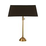 LANG ΦΩΤΙΣΤΙΚΟ ΕΠΙΤΡΑΠΕΖΙΟ 60x20x86cm ΑΛΟΥΜΙΝΙΟ ΧΡΥΣΟ ΑΝΤΙΚΕ ΜΑΥΡΟ ΥΦΑΣΜΑ