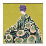 FLORAL LADY ΠΙΝΑΚΑΣ ΔΙΑΚΟΣΜΗΣΗΣ 80x80x5cm ΚΑΜΒΑΣ ΠΟΛΥΧΡΩΜΟ ΞΥΛΟ ΦΥΣΙΚΟ