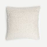 SIMPUL ΔΙΑΚΟΣΜΗΤΙΚΟ ΜΑΞΙΛΑΡΙ 45x45cm ΥΦΑΣΜΑ ΛΕΥΚΟ POLYESTER