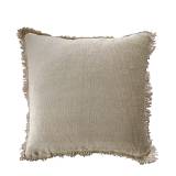 BELUD ΔΙΑΚΟΣΜΗΤΙΚΟ ΜΑΞΙΛΑΡΙ 45x45cm ΥΦΑΣΜΑ ΜΠΕΖ POLYESTER