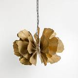 BLOSSOM ΦΩΤΙΣΤΙΚΟ ΚΡΕΜΑΣΤΟ 71x71x50cm ΜΕΤΑΛΛΟ BROWN GOLD