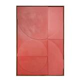 HARMONY ΠΙΝΑΚΑΣ ΔΙΑΚΟΣΜΗΤΙΚΟΣ ΜΕ ΚΟΡΝΙΖΑ 82.6x4.3x122.6cm ΚΑΜΒΑΣ ΠΟΡΤΟΚΑΛΙ PS