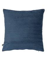 Μαξιλάρι μπλε κοτλέ 38x38cm