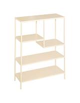 Ραφιέρα μεταλλική μπεζ  5ράφια  75 x 30 x 100,5 cm