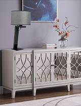 Επιτραπέζια λάμπα φωτιστικό ξύλο/αμπαζούρ γκρι Ε27