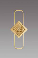 WLC 2473 ΑΠΛΙΚΑ ΧΡΥΣΟ ΠΑΡΑΛ/ΜΟ ΠΕΡΙΓΡΑΜΜΑ ΕΣ. ΤΕΤΡΑΓΩΝΟ ΚΡΥΣΤΑΛΛΟ