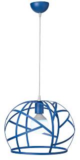 Φωτιστικό μονόφωτο παιδικό μέταλλο μπλέ Ε27 Φ35