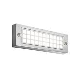 ΦΩΤΙΣΤΙΚΟ ΤΟΙΧΟΥ  LED 6W 255x30x90 3CCT IP65 ΓΚΡΙ "SENARIO"