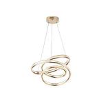 ΦΩΤΙΣΤΙΚΟ ΚΡΕΜΑΣΤΟ ΑΛΟΥΜΙΝΙO LED 38W 3000Lm 3000K 500x1200mm ΧΡΥΣΟ ARTE ILLUMINA ORION