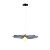 ΦΩΤΙΣΤΙΚΟ ΚΡΕΜΑΣΤΟ ΜΕΤΑΛΛΟ-ΥΦΑΣΜΑ  1XG9  MAX 10W 480X1000mm ΜΑΥΡΟ ARTE ILLUMINA PIRUETTE