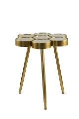 ΤΡΑΠΕΖΙ ΒΟΗΘΗΤΙΚΟ ΧΡΥΣΟ ΜΕ ΚΑΘΡΕΠΤΑΚΙΑ 50Χ50Χ60ΕΚ