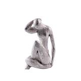 POZA 2 ΔΙΑΚΟΣΜΗΤΙΚΗ ΦΙΓΟΥΡΑ 14x10x21cm POLYRESIN ΑΣΗΜΙ