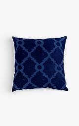 BLUEBERRY B ΔΙΑΚΟΣΜΗΤΙΚΟ ΜΑΞΙΛΑΡΙ 50x50cm ΒΑΜΒΑΚΙ ΜΠΛΕ ΒΕΛΟΥΔΟ